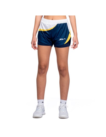 SHORT SIUX WOMAN CAMPUS YELLOW | Ofertas de pádel